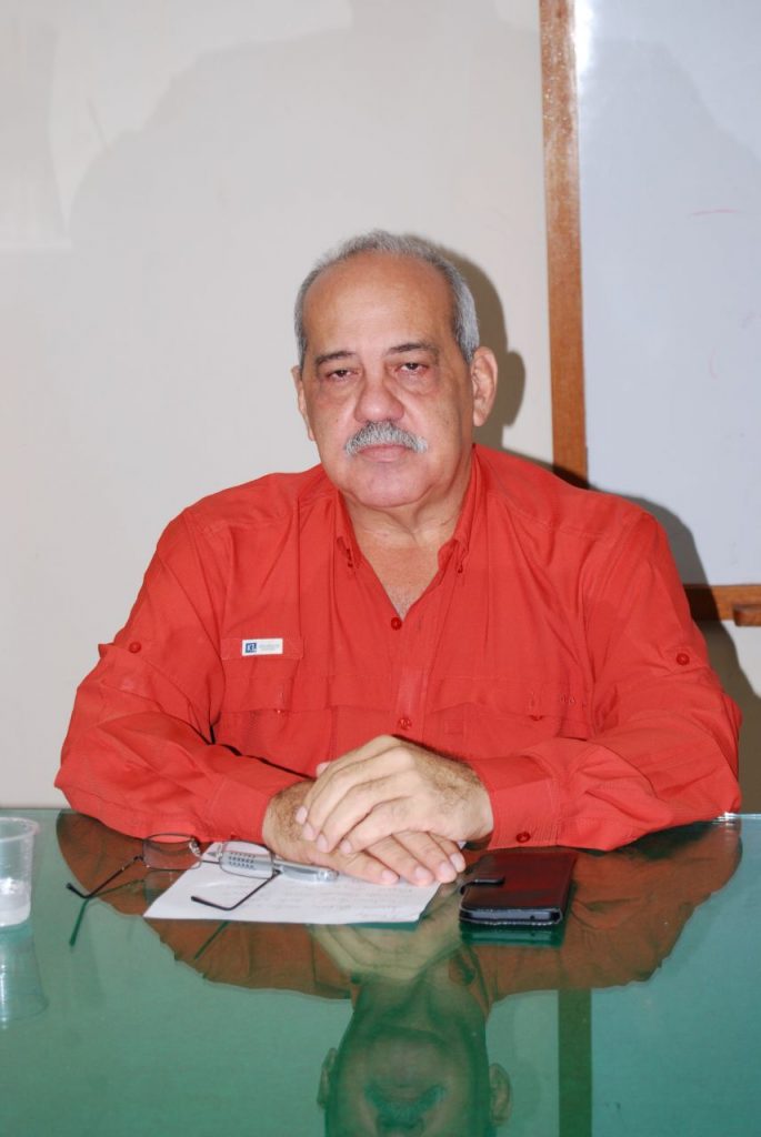 Freddy Federico Blanco presidente de la Camara de Comercio Infante. 