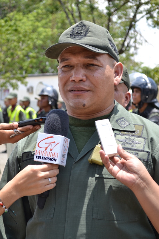El General de Brigada Miguel Ángel Urrieta Manrique ratificó el compromiso de la GNB de brindar tranquilidad y paz en Sucre