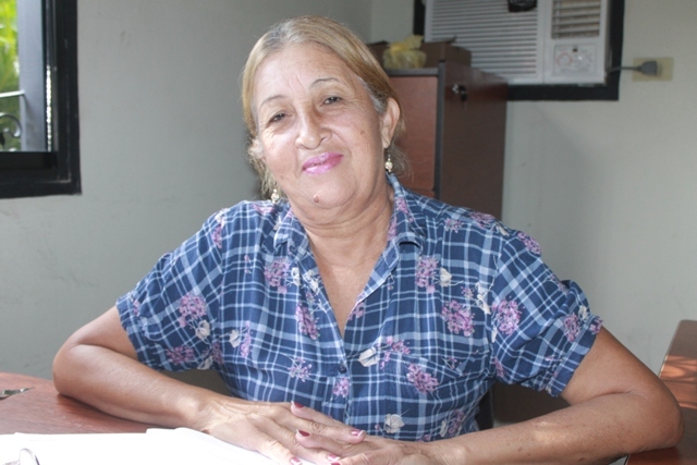 La directora de Desarrollo Social, Mery Meza estuvo a cargo de la jornada