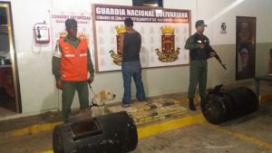 Detuvieron al conductor del vehículo que tenía como destino el estado Bolívar 