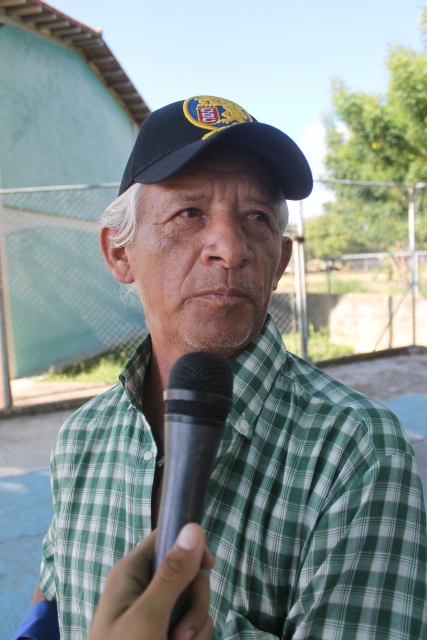 Jose Vasques, vecino de la comunidad "El Saman". 