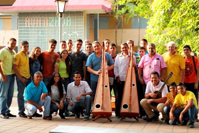 Apadrinados del Sistema de Orquesta y Coros del estado Guárico