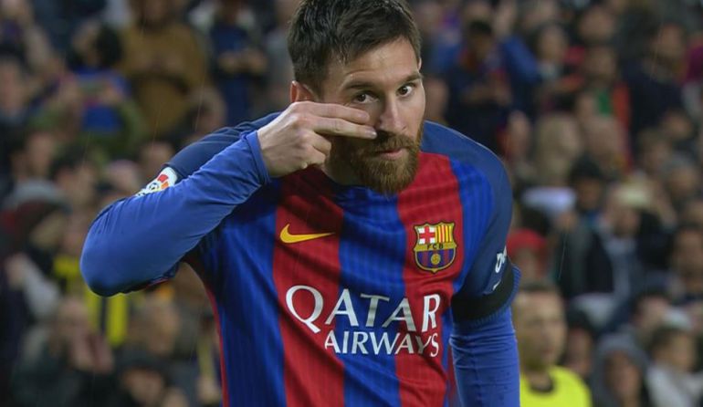 Messi dedica su gol