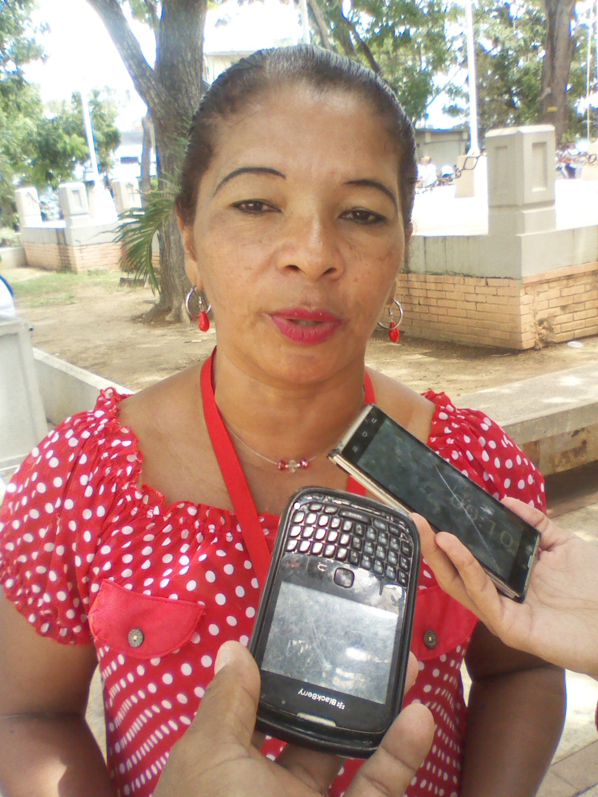La coordinadora de cultura e interculturalidad del Municipio Bolivariano número 3 Yanira Farías al momento de ofrecer la información