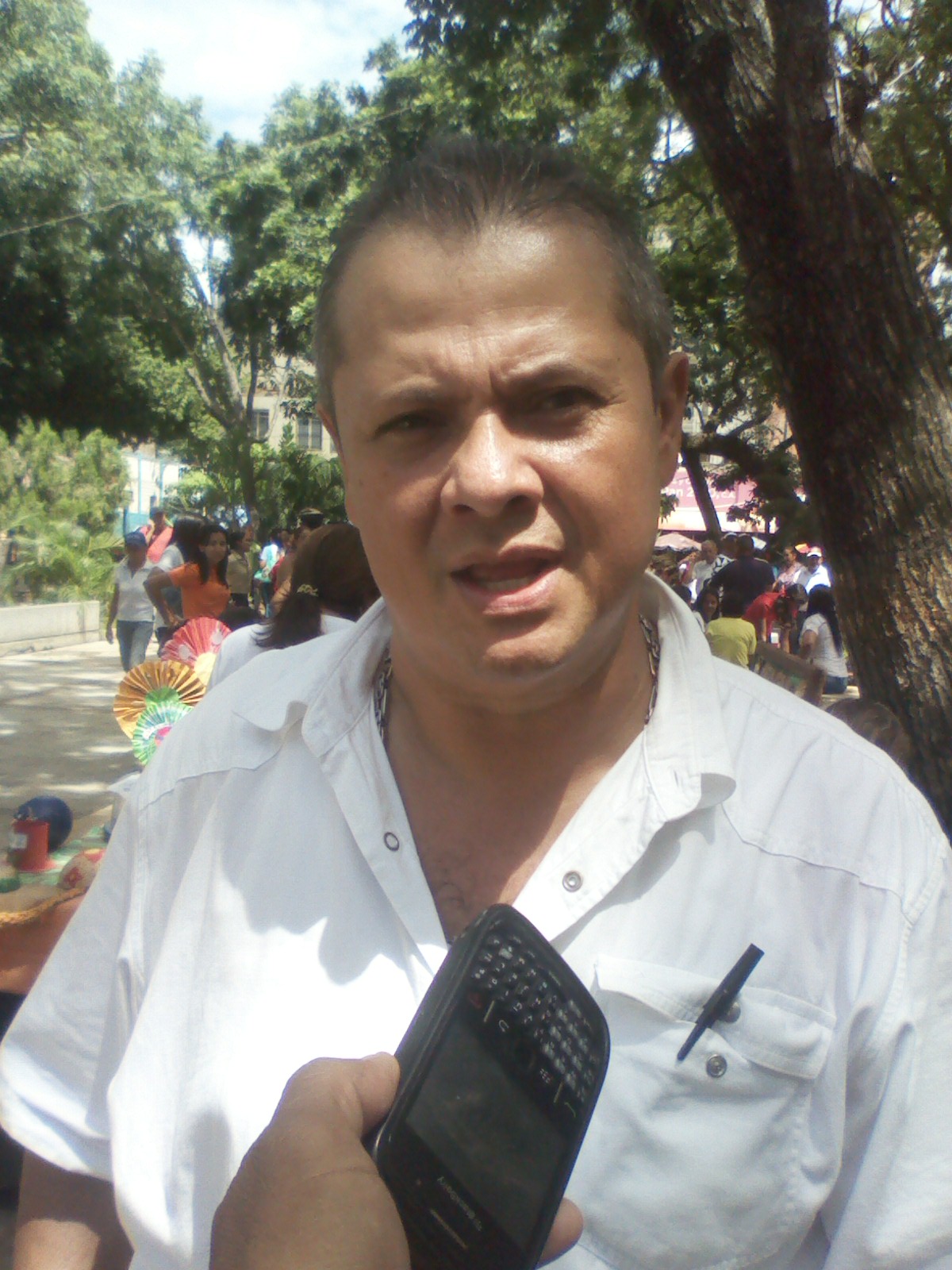 El coordinador de productividad del Municipio Escolar número 3 Sergio Prado al momento de ofrecer la información