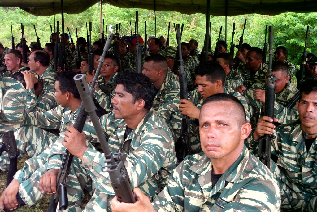 Más de 400 milicianos participaron en el adiestramiento