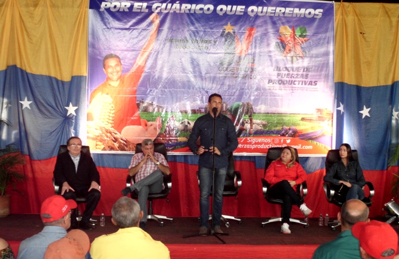 El candidato desglosó su plan de gobierno y aseguró que con el apoyo de todas las fuerzas productivas Guárico será la potencia agroindustrial de Venezuela