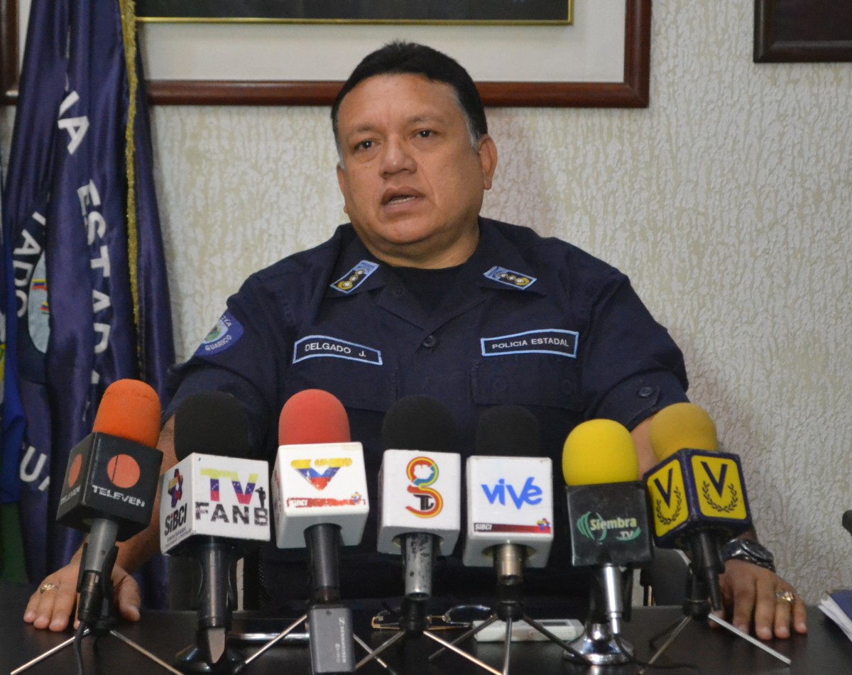 señaló que los operativos se realizan en cumplimiento a las directrices del gobernador José Vásquez y el secretario de Seguridad, General José Goncálvez