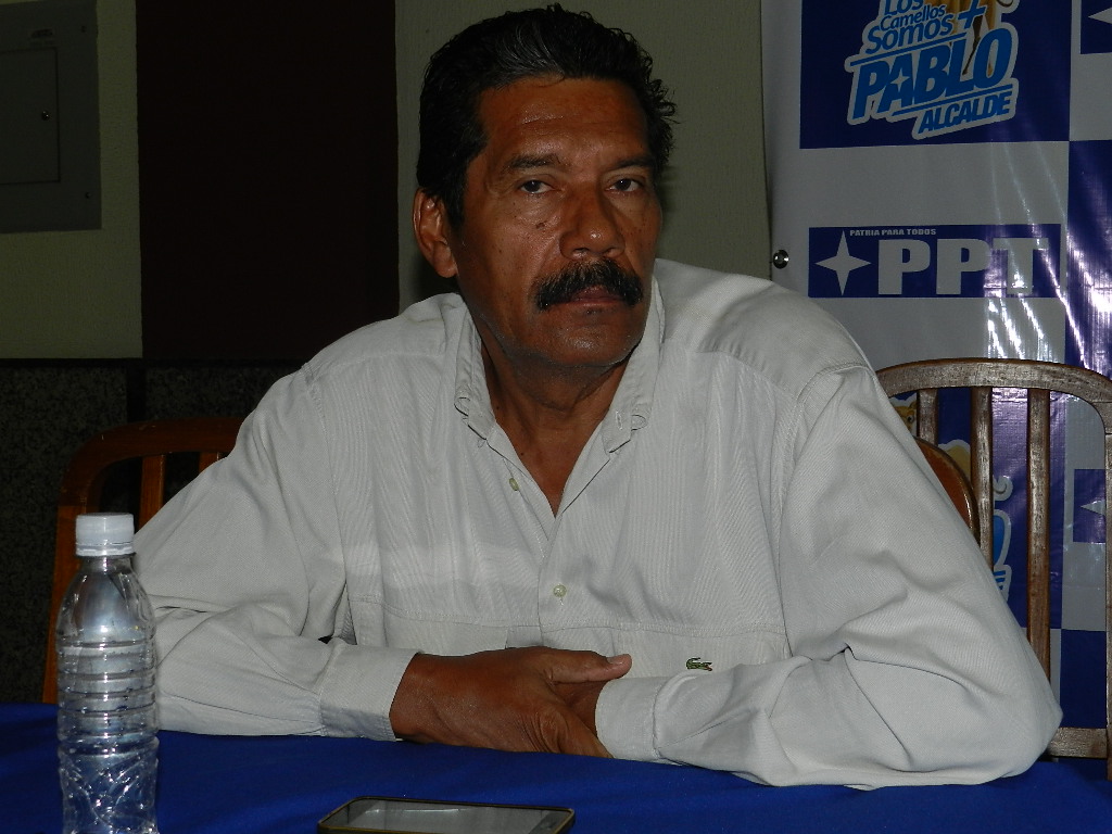 Candidato por el PPT para la alcaldia de Tucupido Pablo Cabeza