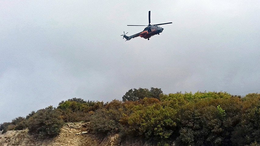 Se cae carga de helicóptero que trasladaba material para la construcción, en Antioquia