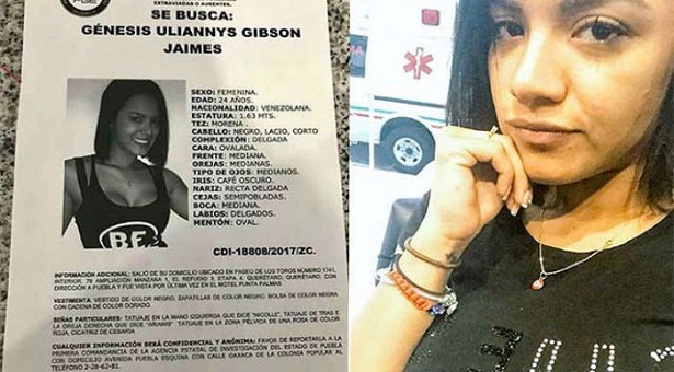 Venezolana desparecida en Ciudad de México, fue hallada muerta