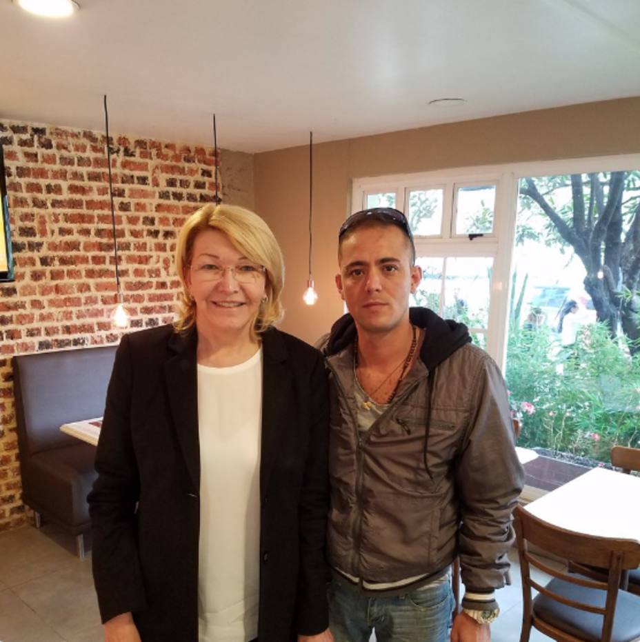 Luisa Ortega Díaz y el periodista Jesús Medina se reunieron en Colombia