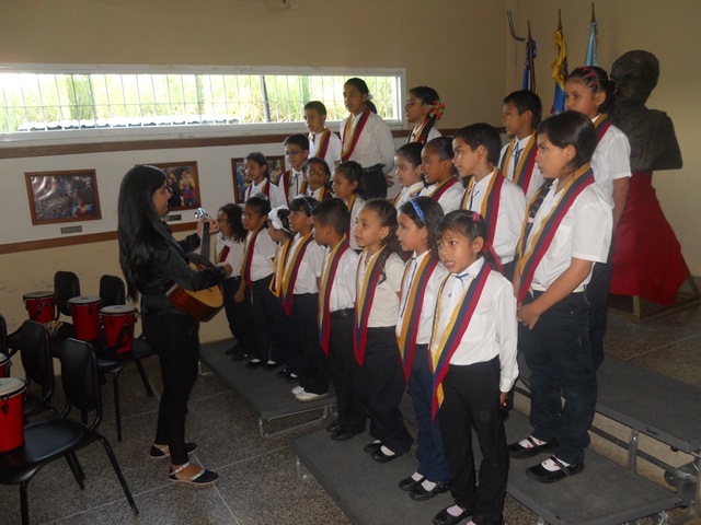 El Coro Infantil del Núcleo San Juan de los Morros tuvo una participación especial