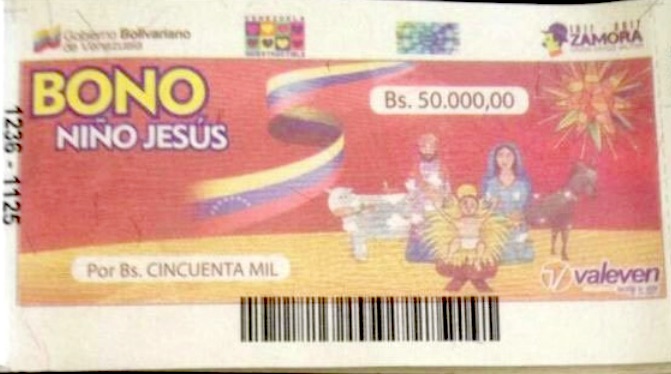 Venezolanos fueron comprados con bono social "Niño Jesús"