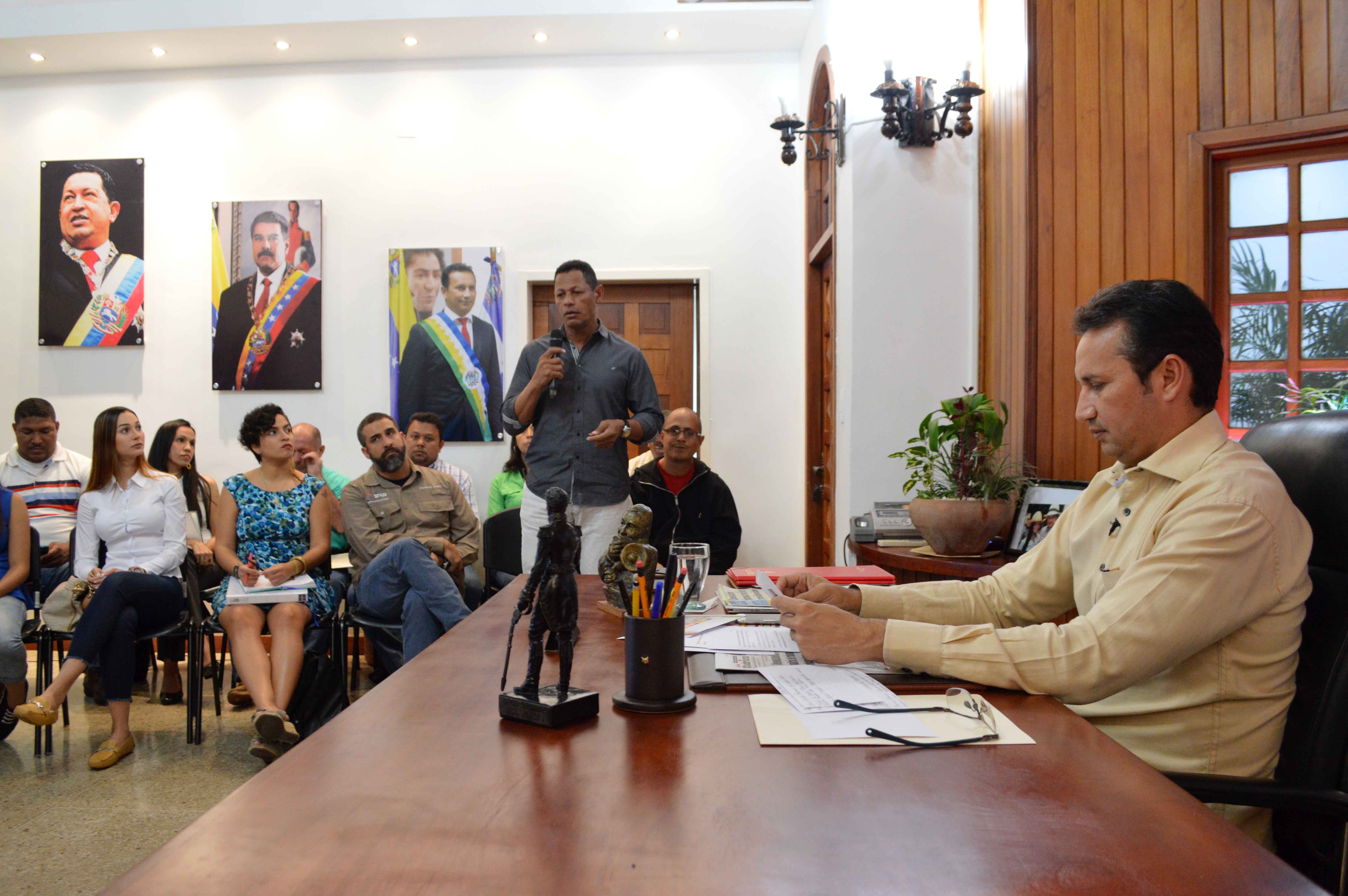 Gobernador, dio a conocer como autoridad única en educación para el estado Guárico José Muñoz mediante su alocución