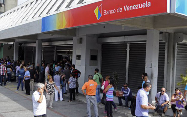 Suspende todos sus servicios Banco de Venezuela