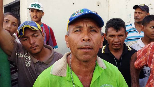 Carlos Machado, representante de los trabajadores informales del matadero municipal