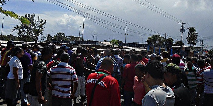 Se registraron disturbios en el Mercado Municipal de Tucupita