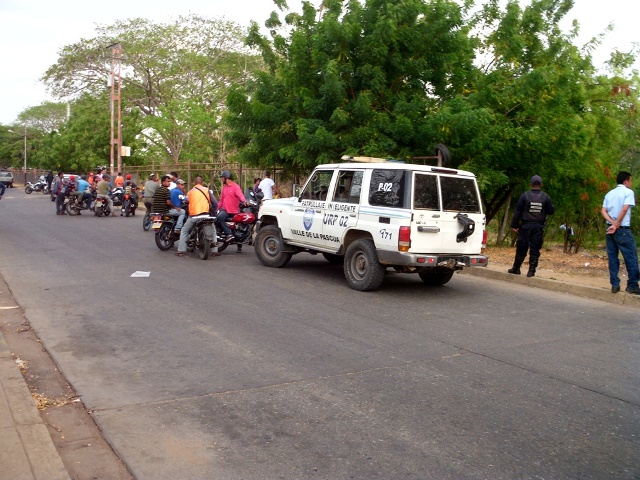 Habian intentado robar a un motorizado en la calle La Laguna del sector Cruz Verde