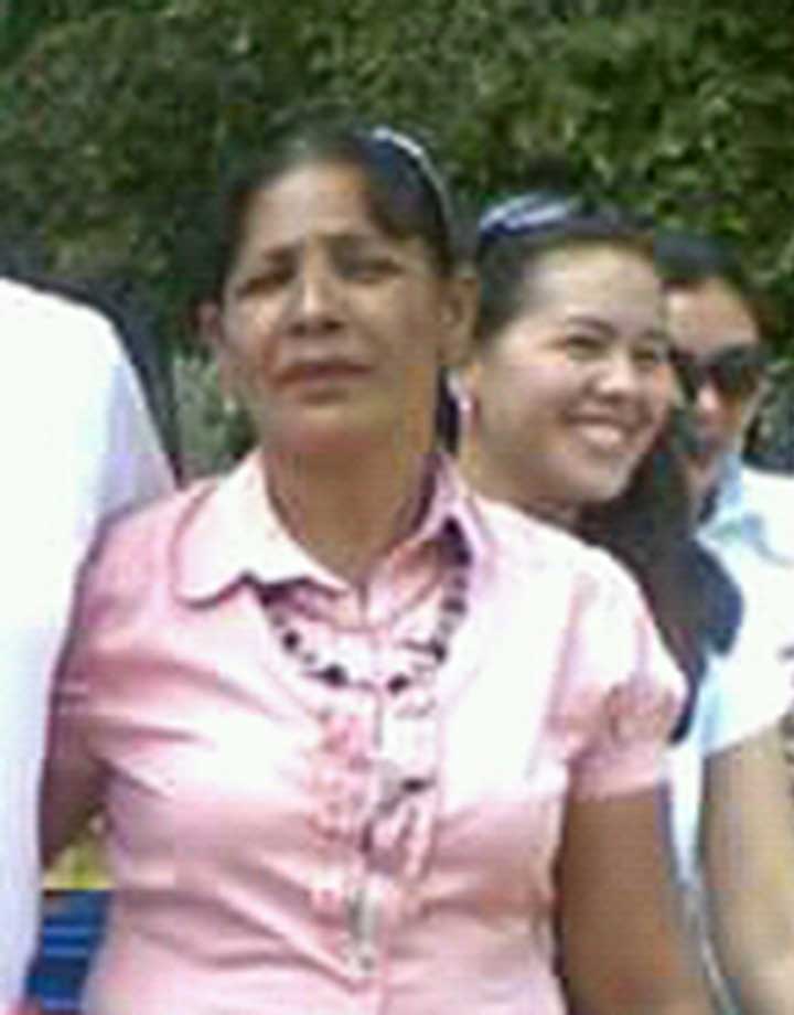 Maria Ramirez de 51 años , murió en un accidente de transito