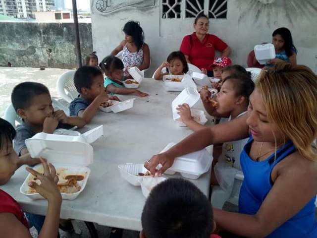 Más de 150 niños son atendidos, con una alimentación balanceada