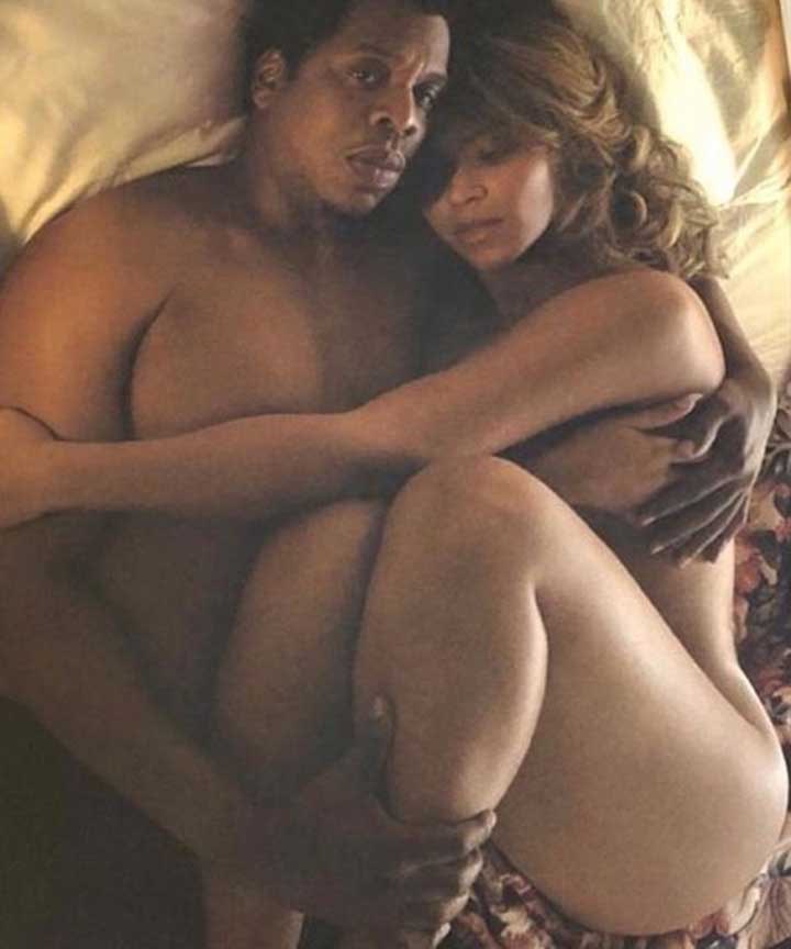fotografia intima entre Beyonce y Jay Z