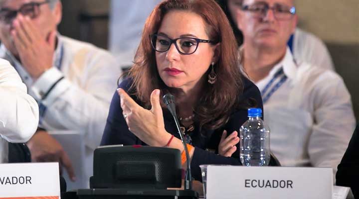La canciller de Ecuador Maria Fernanda Espinoza, es la nueva presidenta de la Asamblea General de la ONU. 