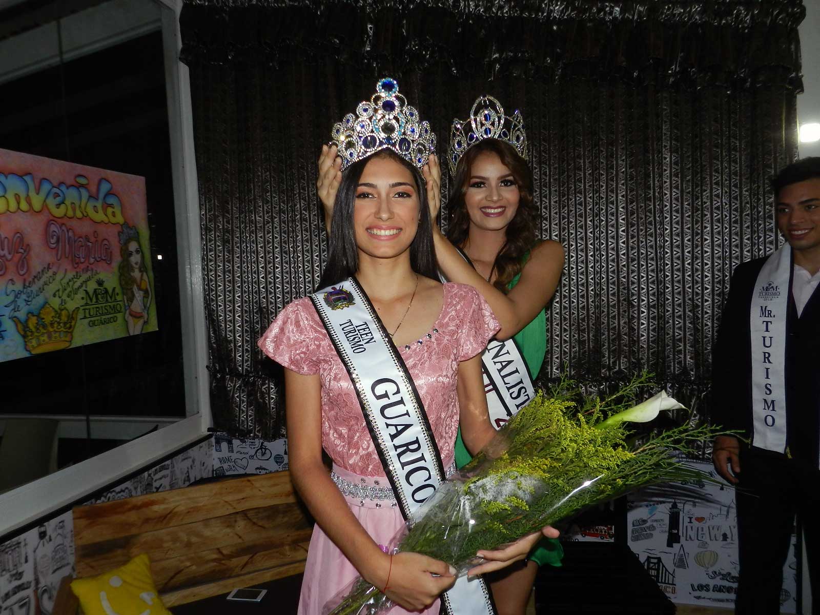 Fue propicia la ocasión para coronar a María Concepción García como Miss Teen Guárico 2018