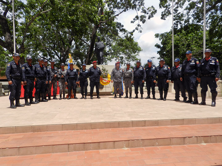 Oficiales Policia Nacional Bolivariana. 
