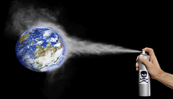 La capa de ozono protege a la Tierra de las radiaciones UV-B)procedentes del Sol