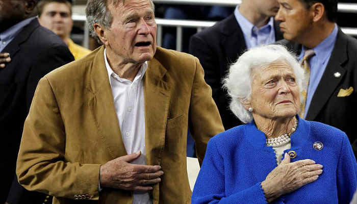 Ocho meses atrás su amada esposa la ex primera dama Barbara Bush también falleció