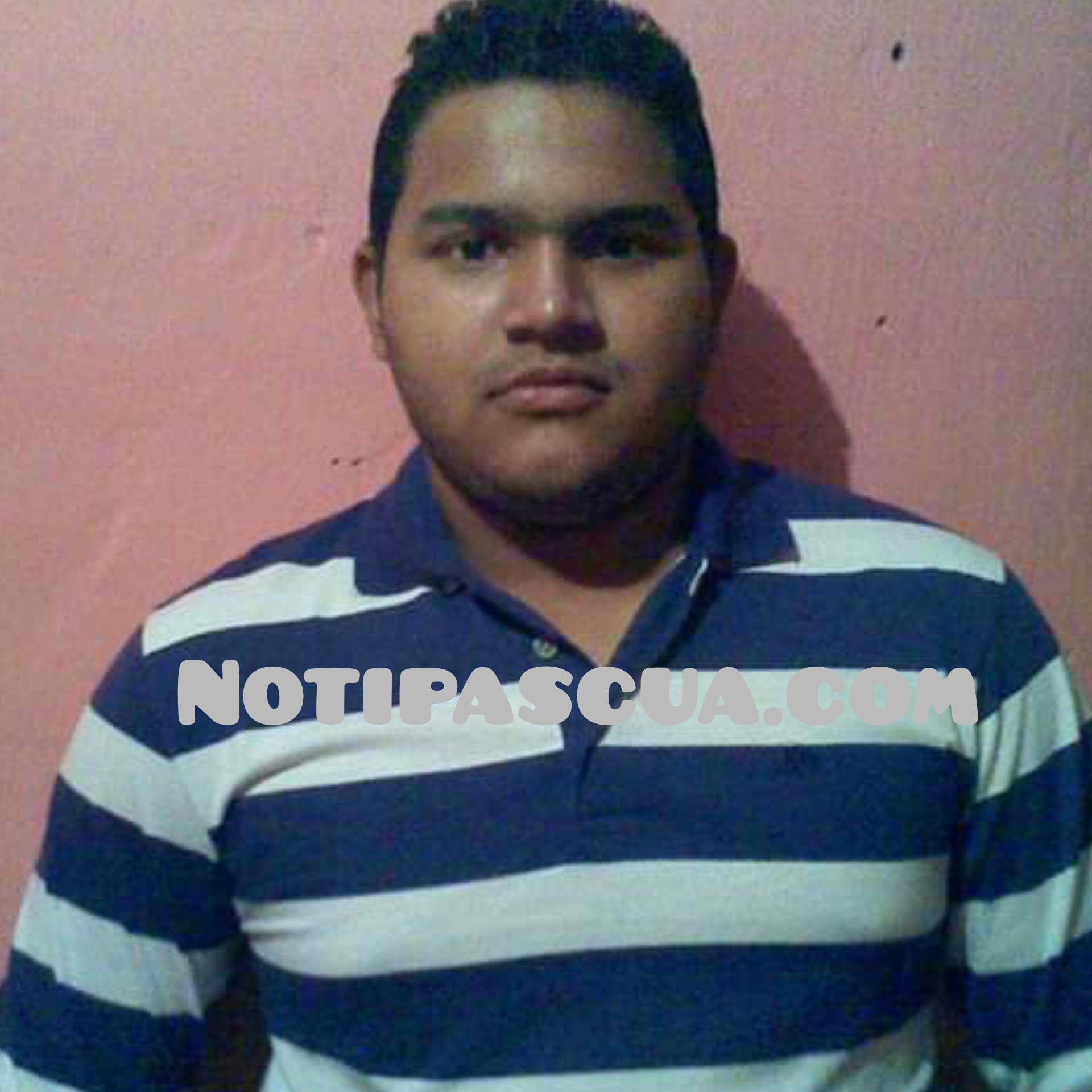 José Rafael Itriago de 24 años asesinado la tarde de este jueves en Valle de la Pascua. 