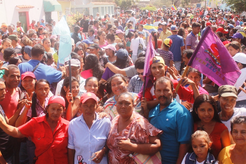 Diferentes movimientos sociales dijeron presente durante la marcha y concierto por la paz en Infante. Foto: Prensa Alcaldia