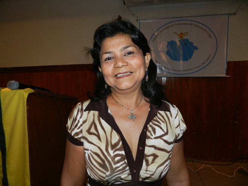 Neillyvi Padilla, vicepresidenta Colegio de Profesionales de Enfermeria Valle de la Pascua