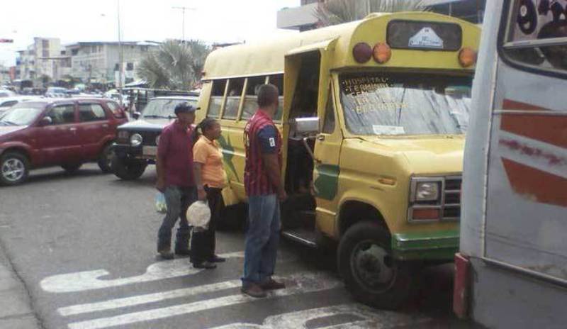 Los transportistas del municipio Infante no aceptan los billetes de baja denominación. 