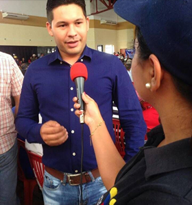 Gabriel Coa desde Valle de la Pascua invitó a votar por José Vásquez.