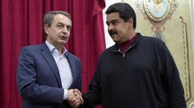 Para planificar dialogo con la oposición, Maduro y Zapatero se reunieron en Miraflores