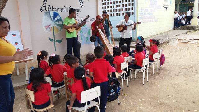 El pueblo disfrutó de recitales con distintas piezas venezolanas en la Plaza Bolívar de la localidad