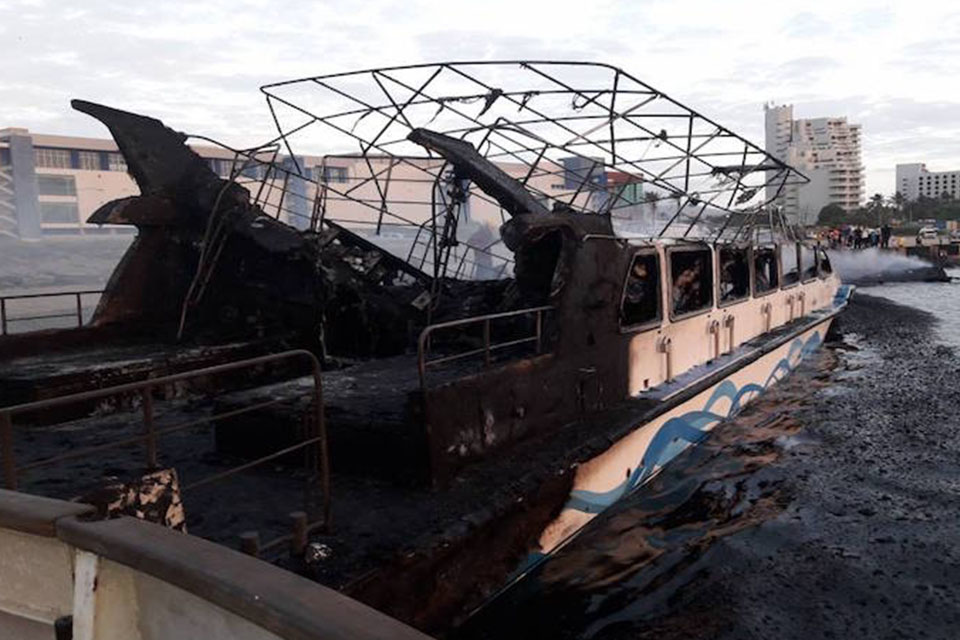 Quince embarcaciones se incendiaron en Nueva Esparta
