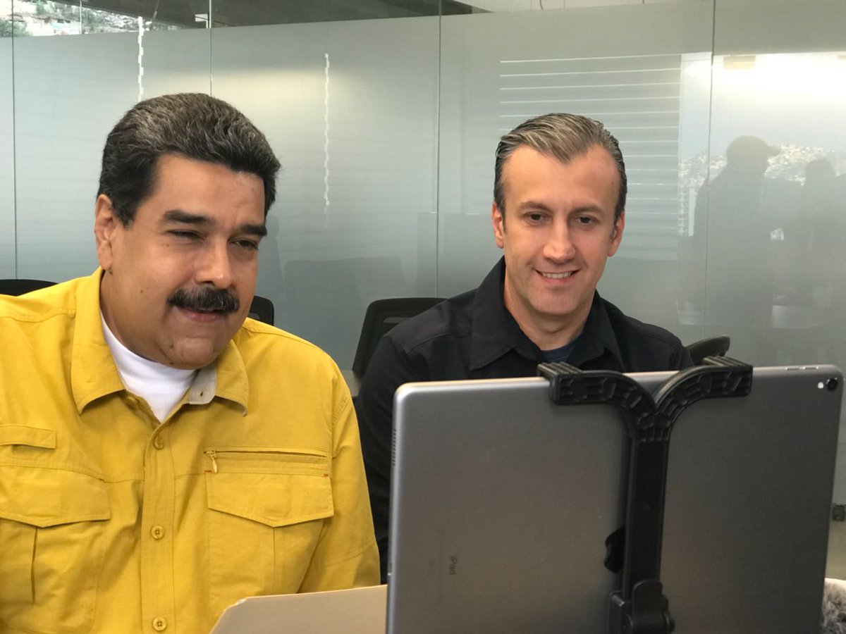 El anuncio fue dado por el presidente Nicolas Maduro junto al vicepresidente Tareck El Aissami por una transmisión de Facebook Live