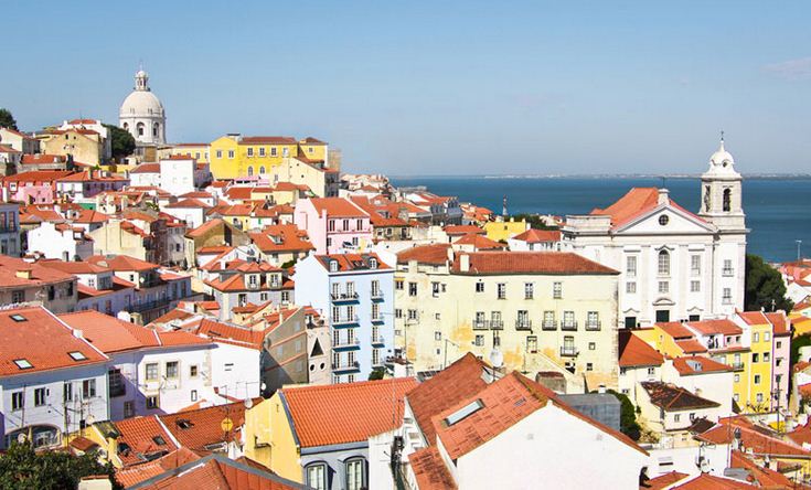 Hermosa vista de Lisboa