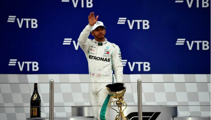 El piloto británico Lewis Hamilton logró ganar el Gran Premio de Rusia en el mundial de Fórmula 1