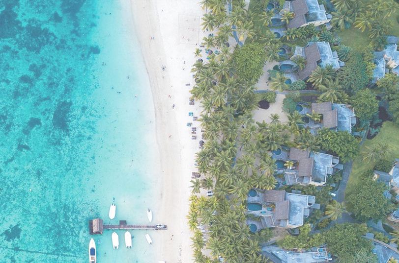 Playas de exuberante belleza en la Islas Mauricio