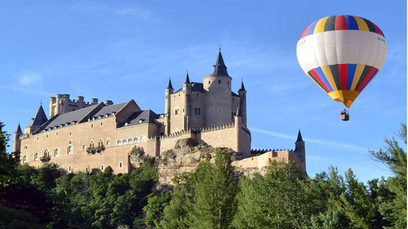 Segovia desde un globo