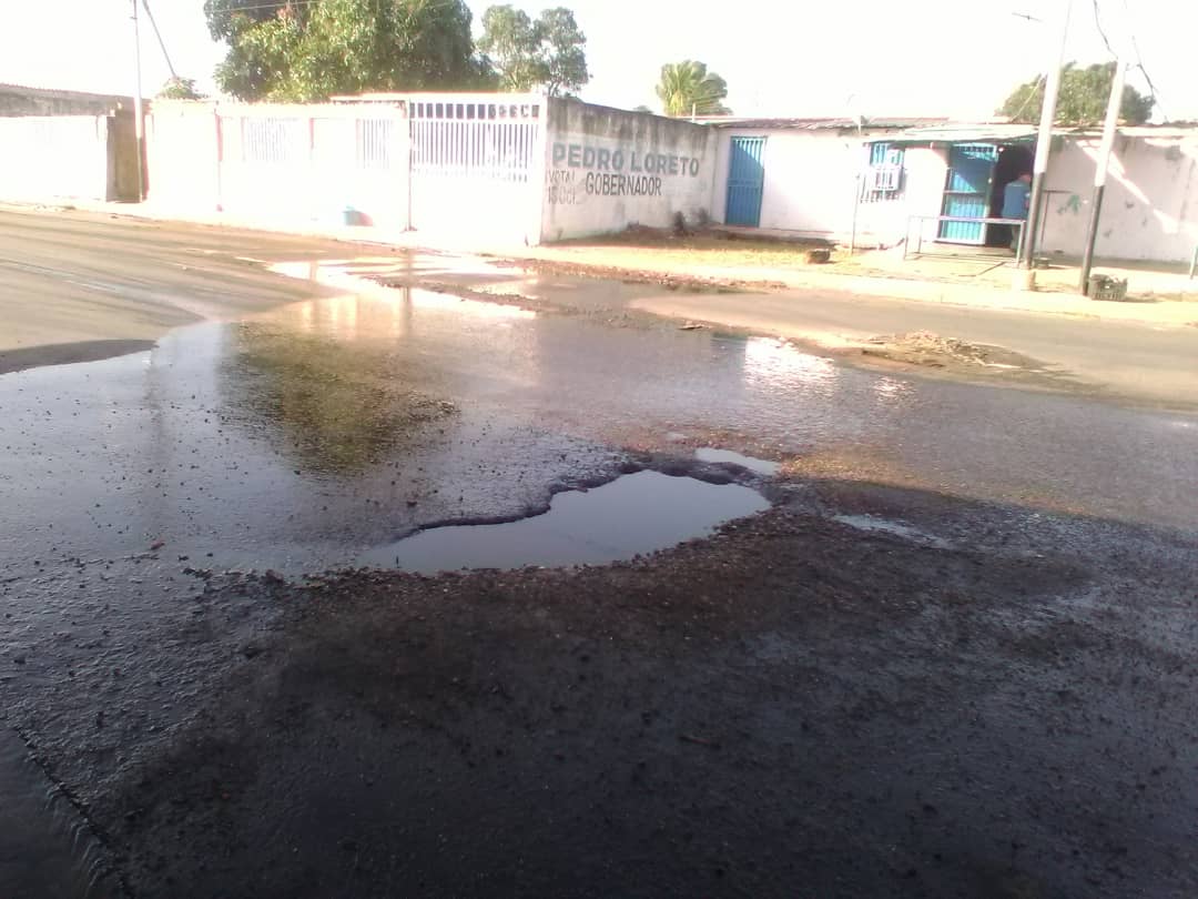 El problema también se presenta en la calle 4 de las Garcitas