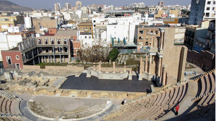 El Teatro Romano construido en siglo I a. C