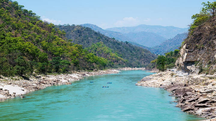 El rio Ganges es ideal para los deportes de aventura
