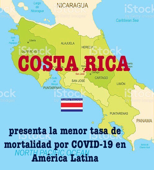 Mapa. Covid 19 Costa Rica