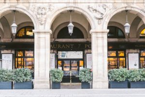 Café de estilo parisino, Las 7 puertas