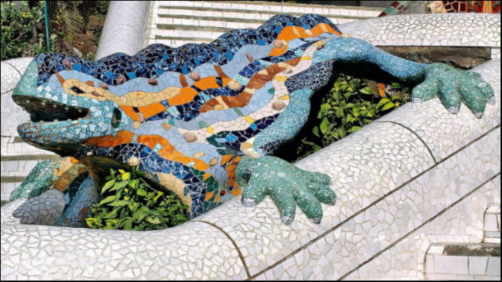 El dragon de Antonio Gaudí
